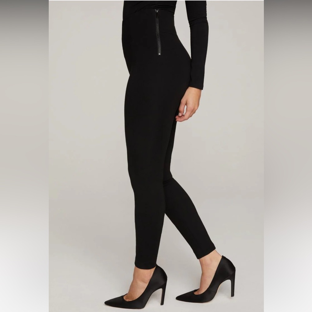 Good American Ponte Boss Black Pants